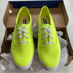 Keds Women’s Shoes Neon Champion Canvas Sneakers Size 10 WF66460